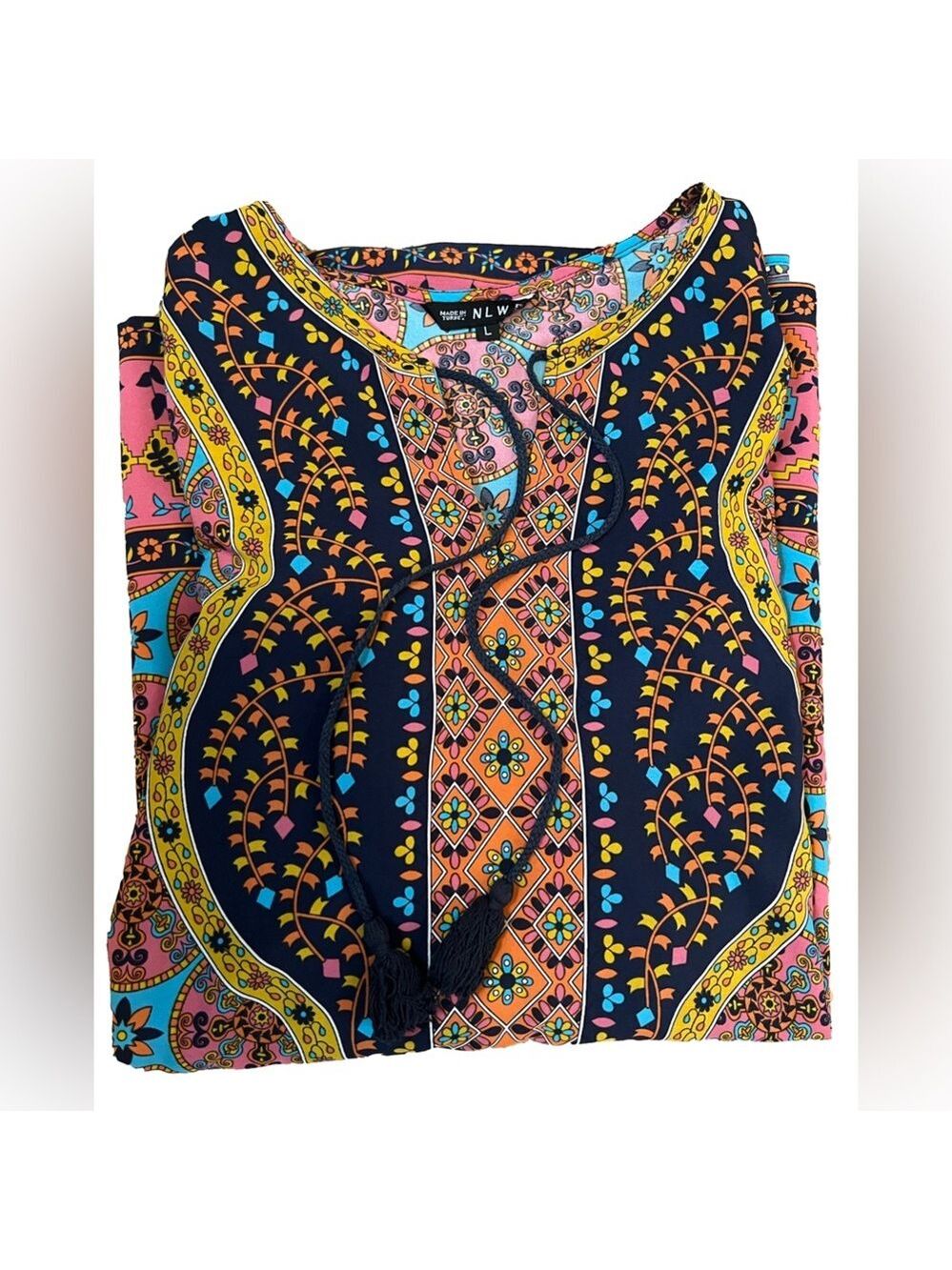 NLW Boho Print Dress size Large